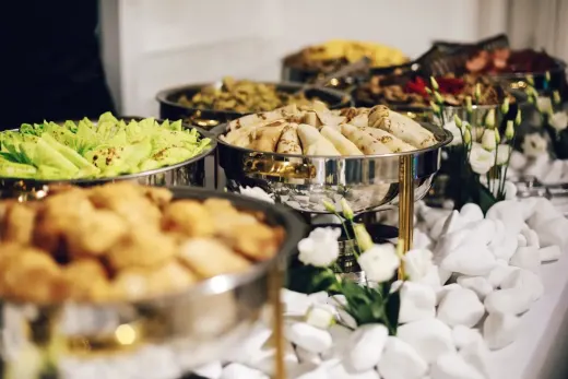 Catering — Per-head menus and service