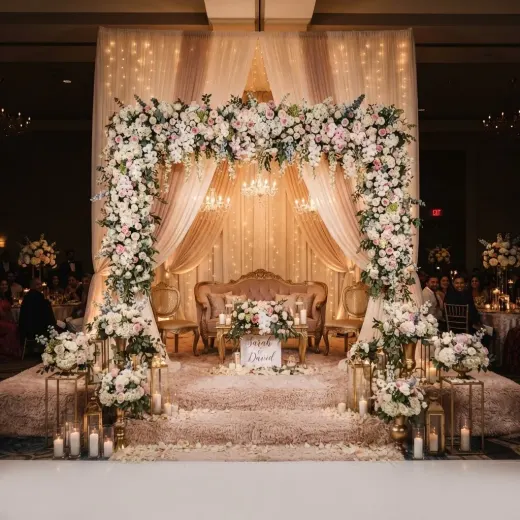 Decor — Stage, entrance, floral